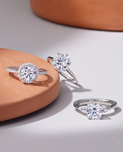 Moissanite Rings