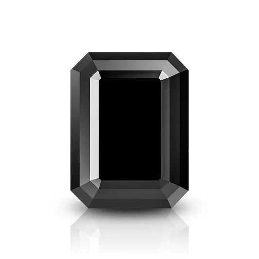 Black Emerald Cut Moissanites