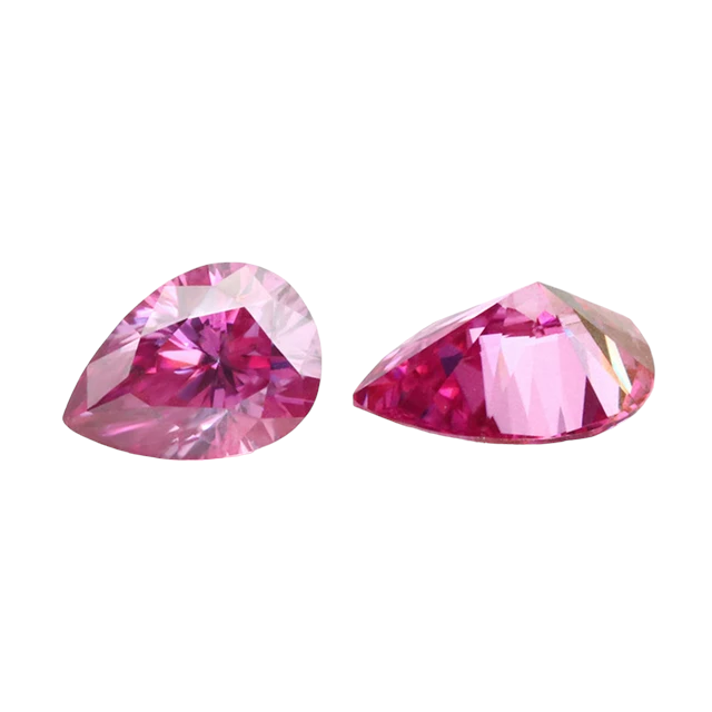 Soft Pink Moissanites