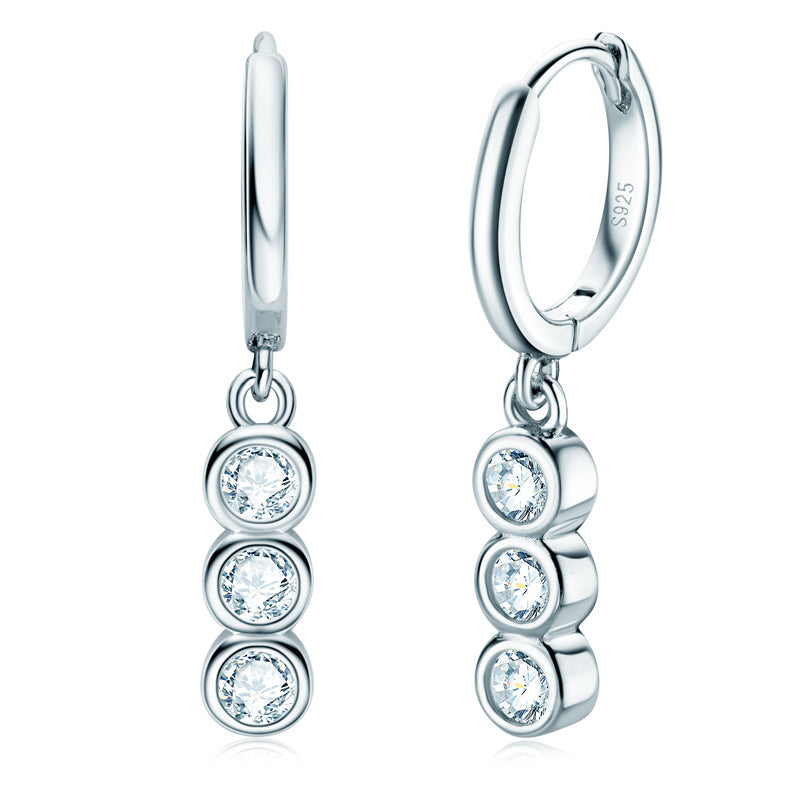 Dazzling Delights 0.6ct Moissanite Drop Earrings