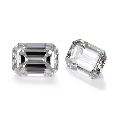 Dazzling Delights Emerald Cut Moissanites