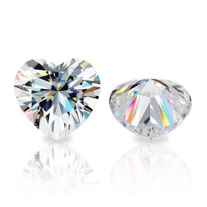 Dazzling Delights Heart Cut Moissanites