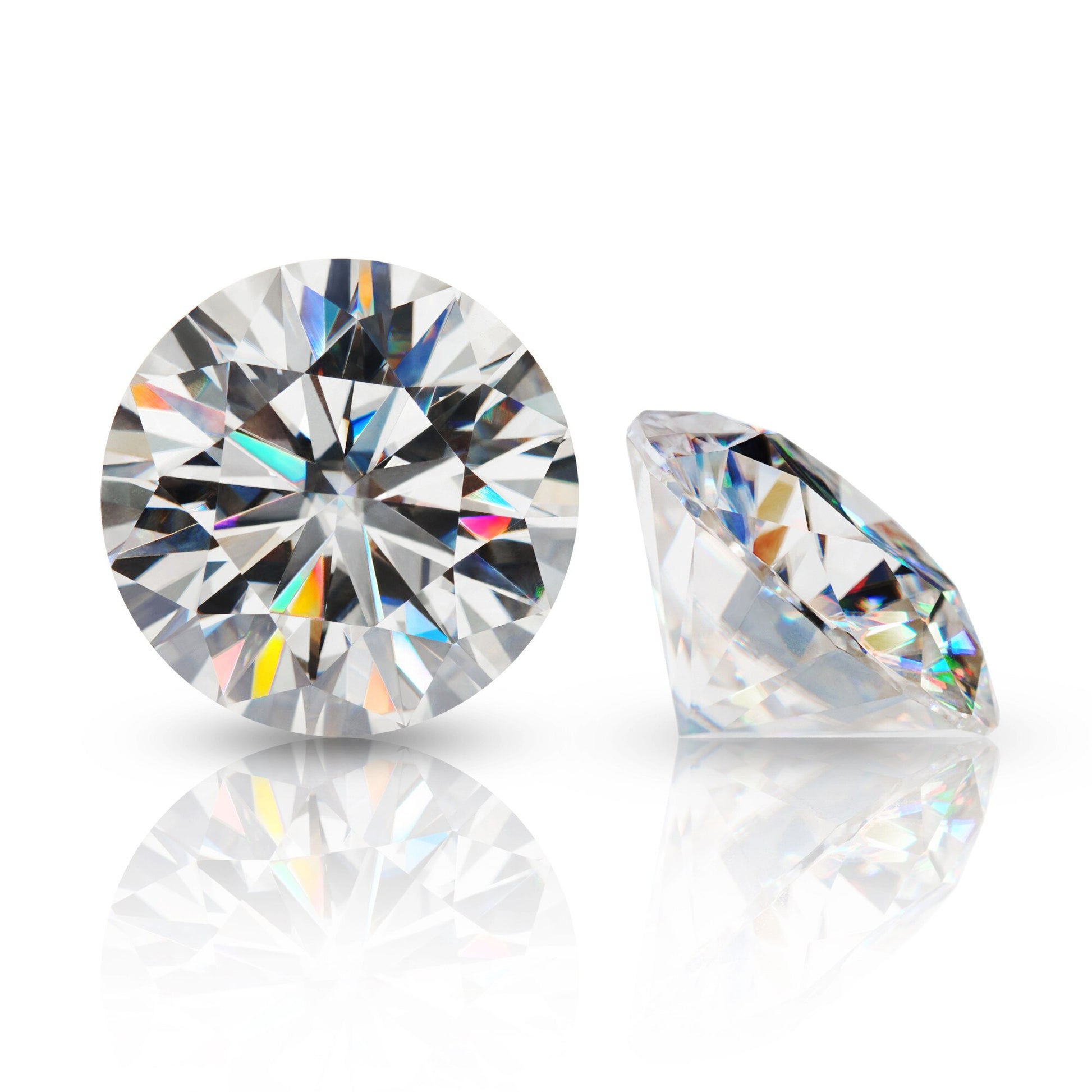 Dazzling Delights Round Brilliant Cut Moissanites