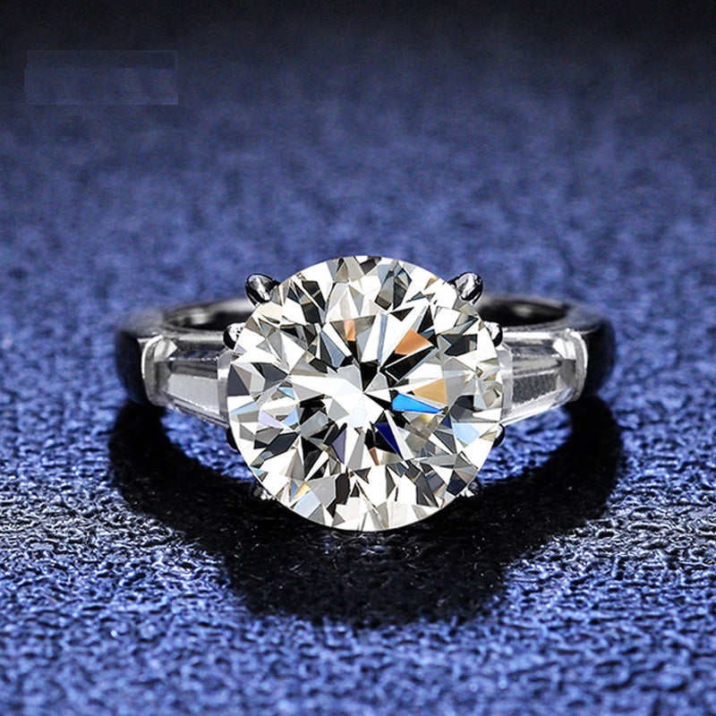 Dazzling Delights 5ct Round Brilliant Cut Moissanite Ring