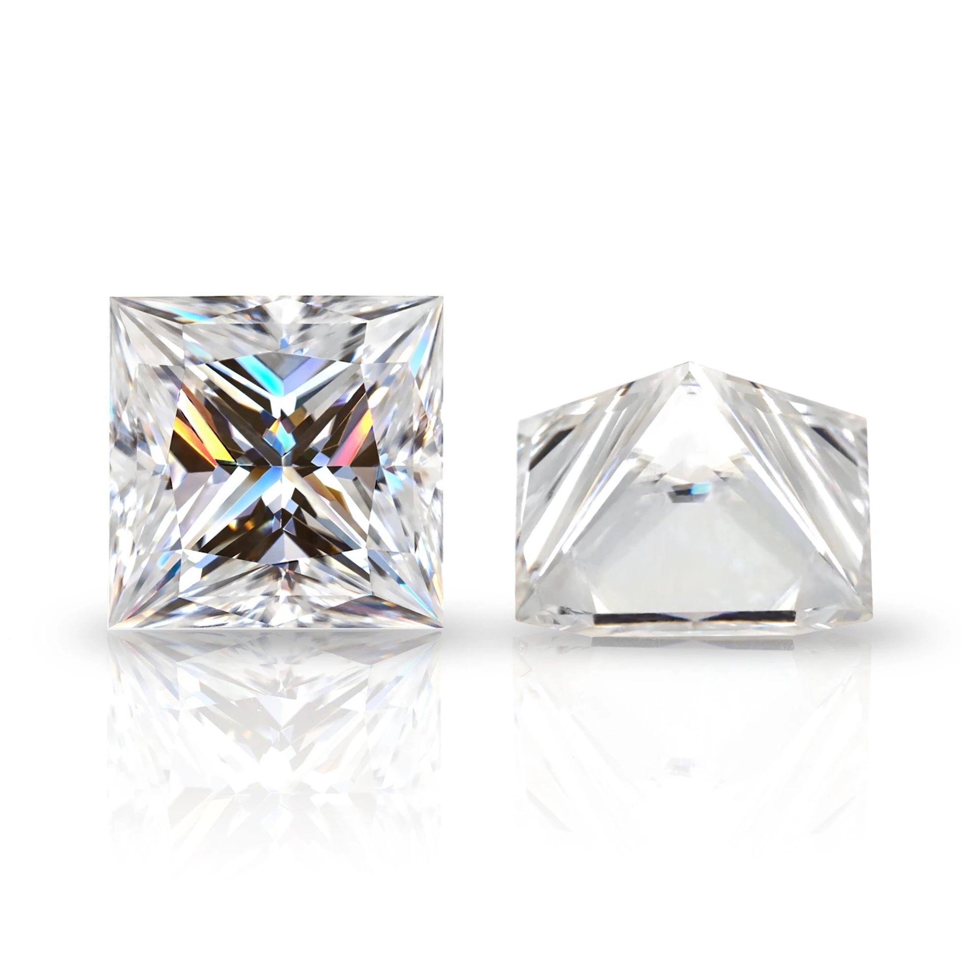 Dazzling Delights Princess Cut Moissanites