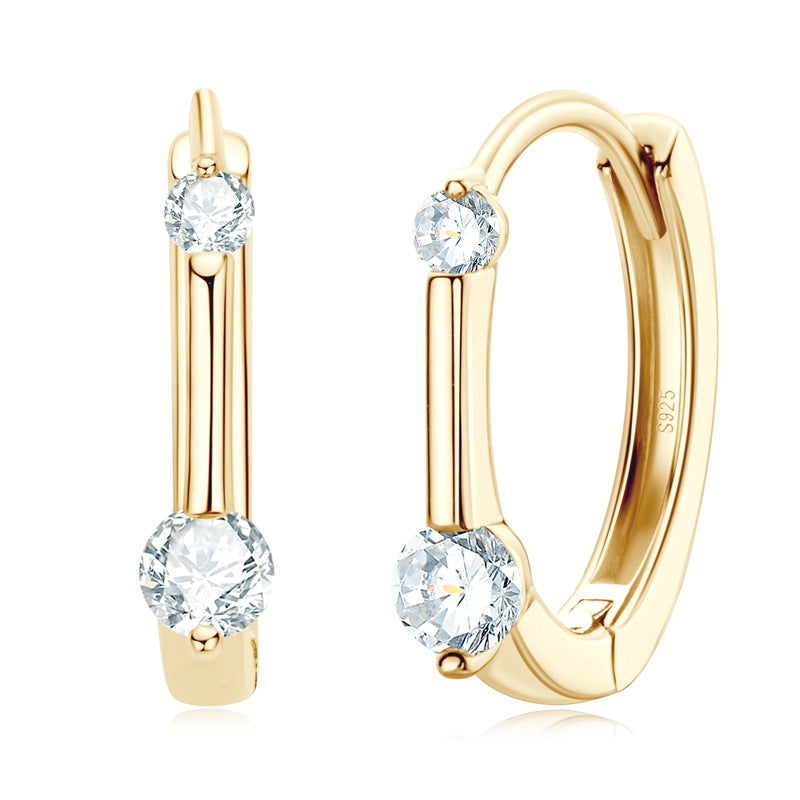 Dazzling Delights 0.26ct Moissanite Hoop Earrings