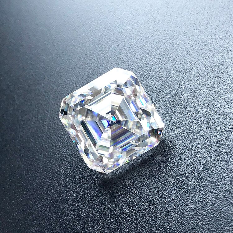 Dazzling Delights Asscher Cut Moissanites