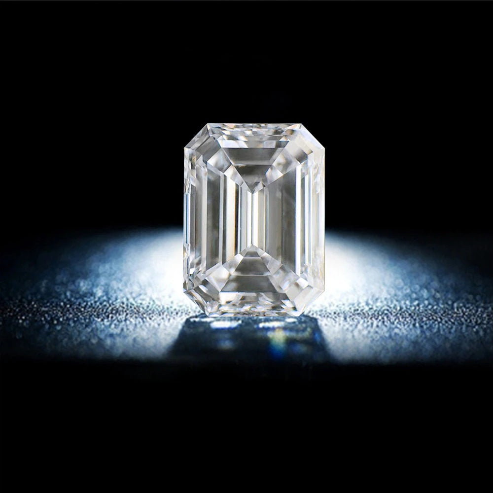 Dazzling Delights Emerald Cut Moissanites