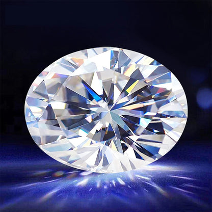 Dazzling Delights Oval Cut Moissanites