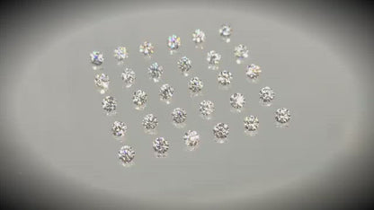 ***1ct Pack of Round Brilliant Cut Melee Moissanites***