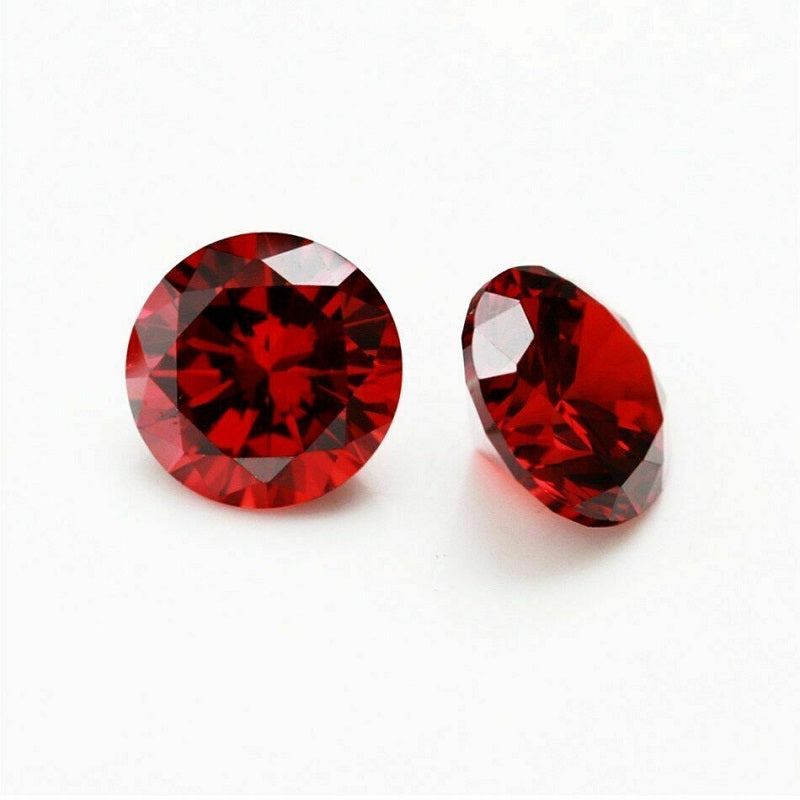 Garnet Red Moissanites